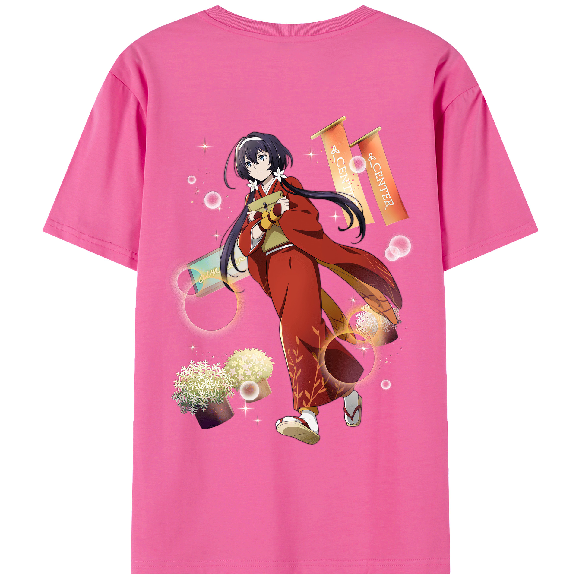 （画像用） 文豪ストレイドッグス Bungo Stray Dogs レディース半袖Tシャツ(バックプリント)